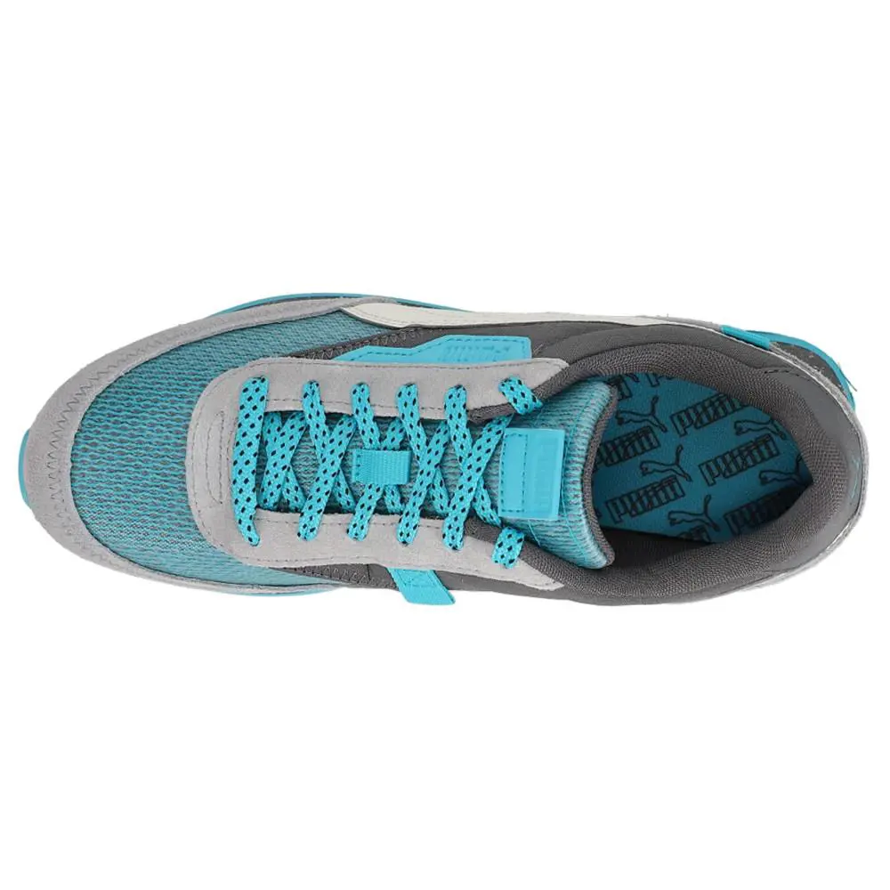 Puma shoes - PUMA Future Rider Global Futuris Lace Up - 381699-01 - Grey (UPC: 195100101228) 2