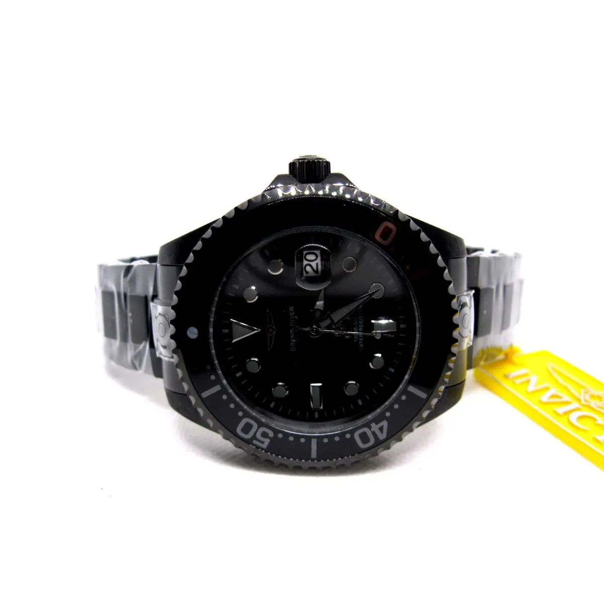 Invicta Grand Diver Triple Black Men`s 47MM Automatic 300M Watch- 21869