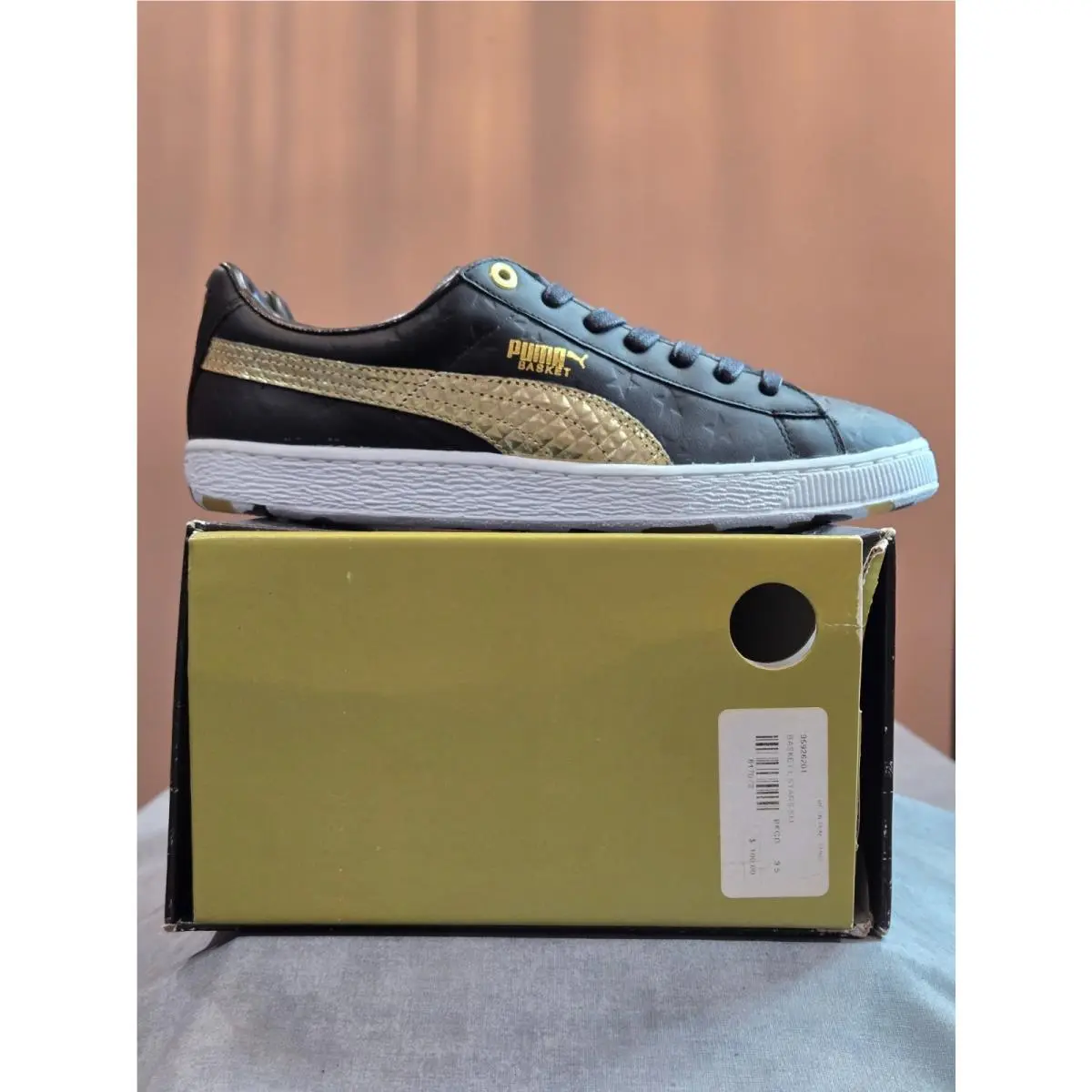 Puma shoes - PUMA Basket - Basket - 35926201 - Black 5