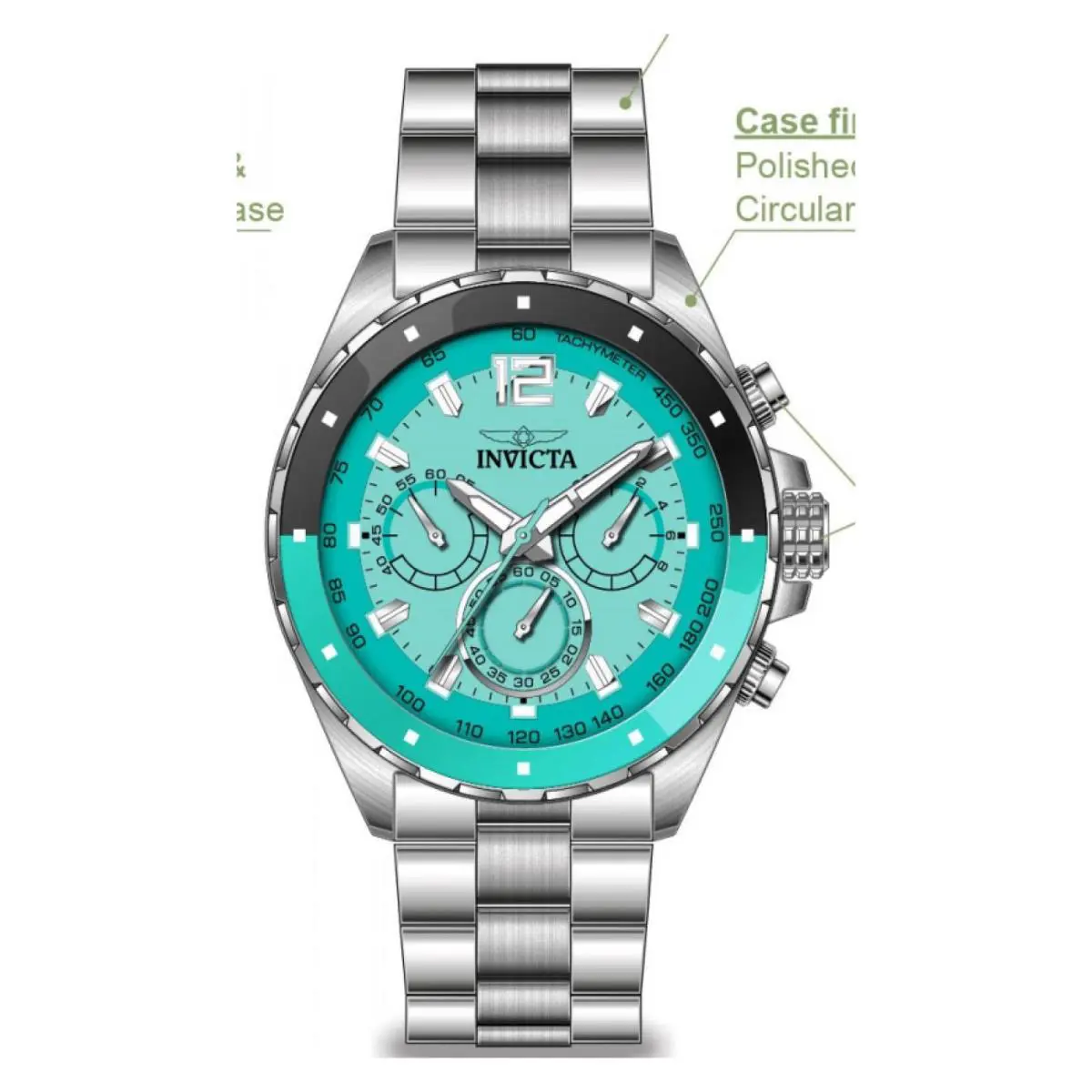Watch Invicta 50362 Speedway Men 44mm Stainless Steel