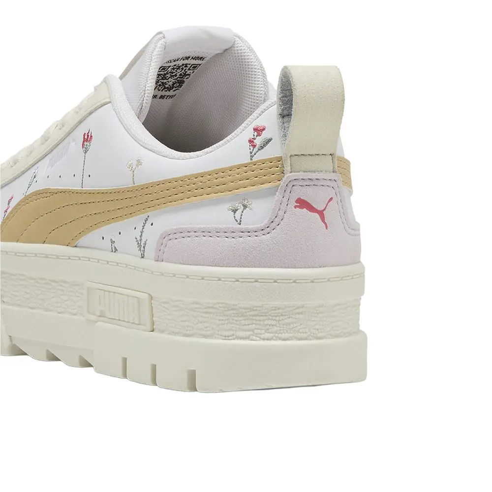 Puma shoes - PUMA Mayze Secret Garden Lace Up - 40126201 - White (UPC: 197673250532) 5