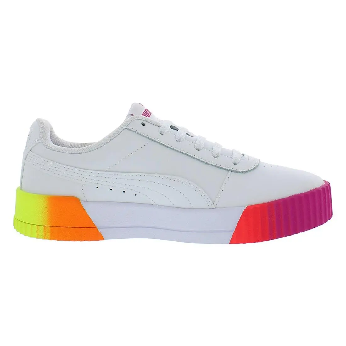Puma shoes - 38575101 - 38575101 - White/Pink, Main: White (UPC: 195100869180) 1