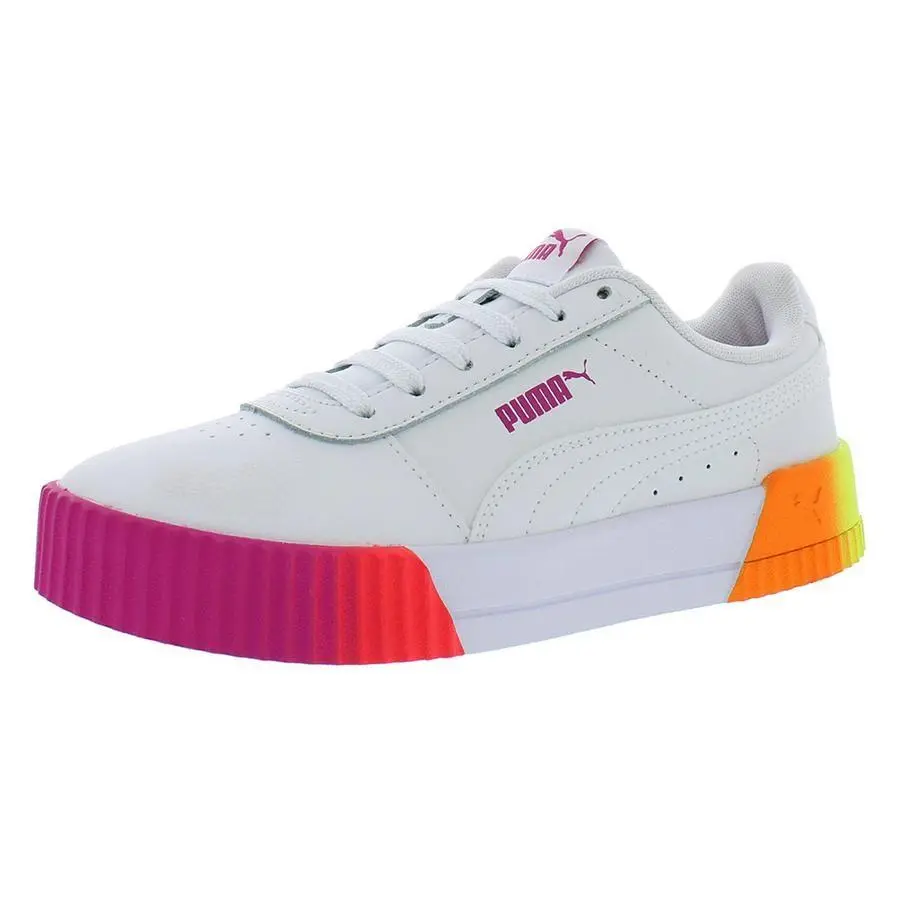 Puma shoes - 38575101 - 38575101 - White/Pink, Main: White (UPC: 195100869180) 3