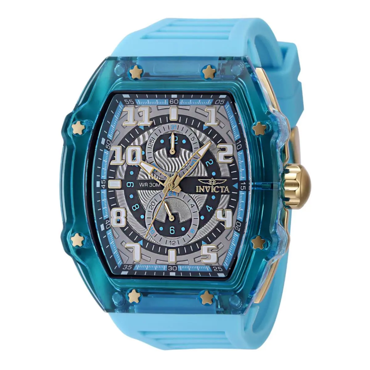 Invicta Racing Cyclone Men`s Watch - 48.5mm Blue 48709