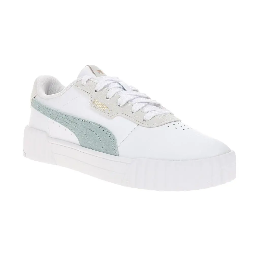 Puma shoes - PUMA Carina 3.0 Luxe Lace Up Sneaker - 40320001 - White (UPC: 197674863335) 0