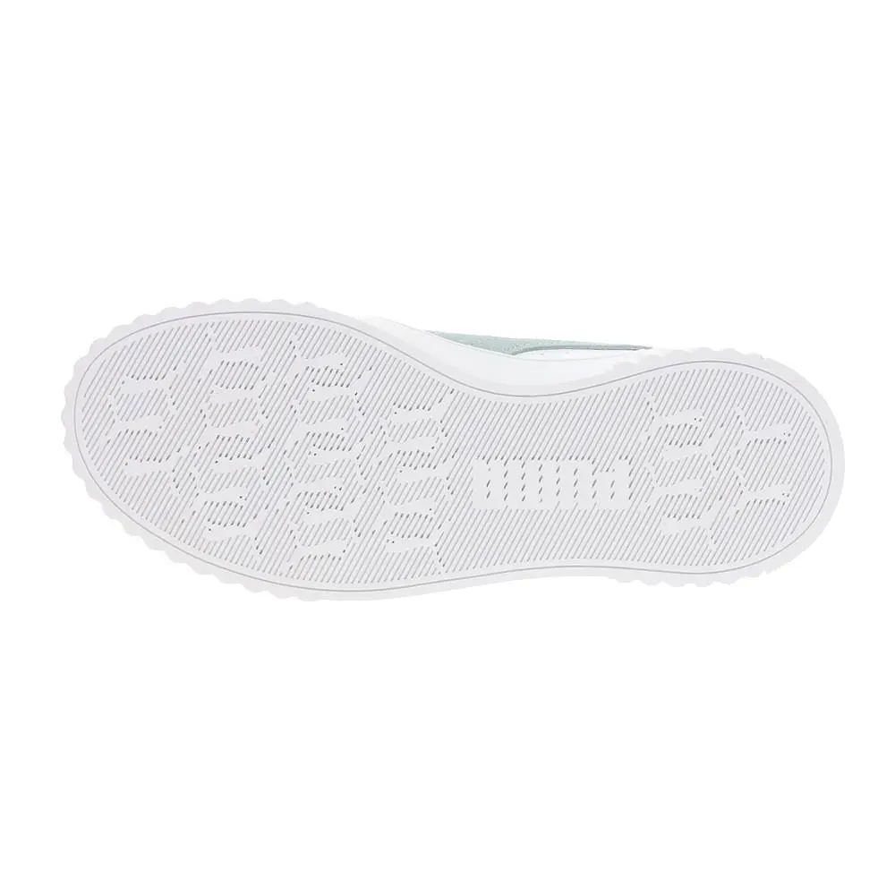 Puma shoes - PUMA Carina 3.0 Luxe Lace Up Sneaker - 40320001 - White (UPC: 197674863335) 3