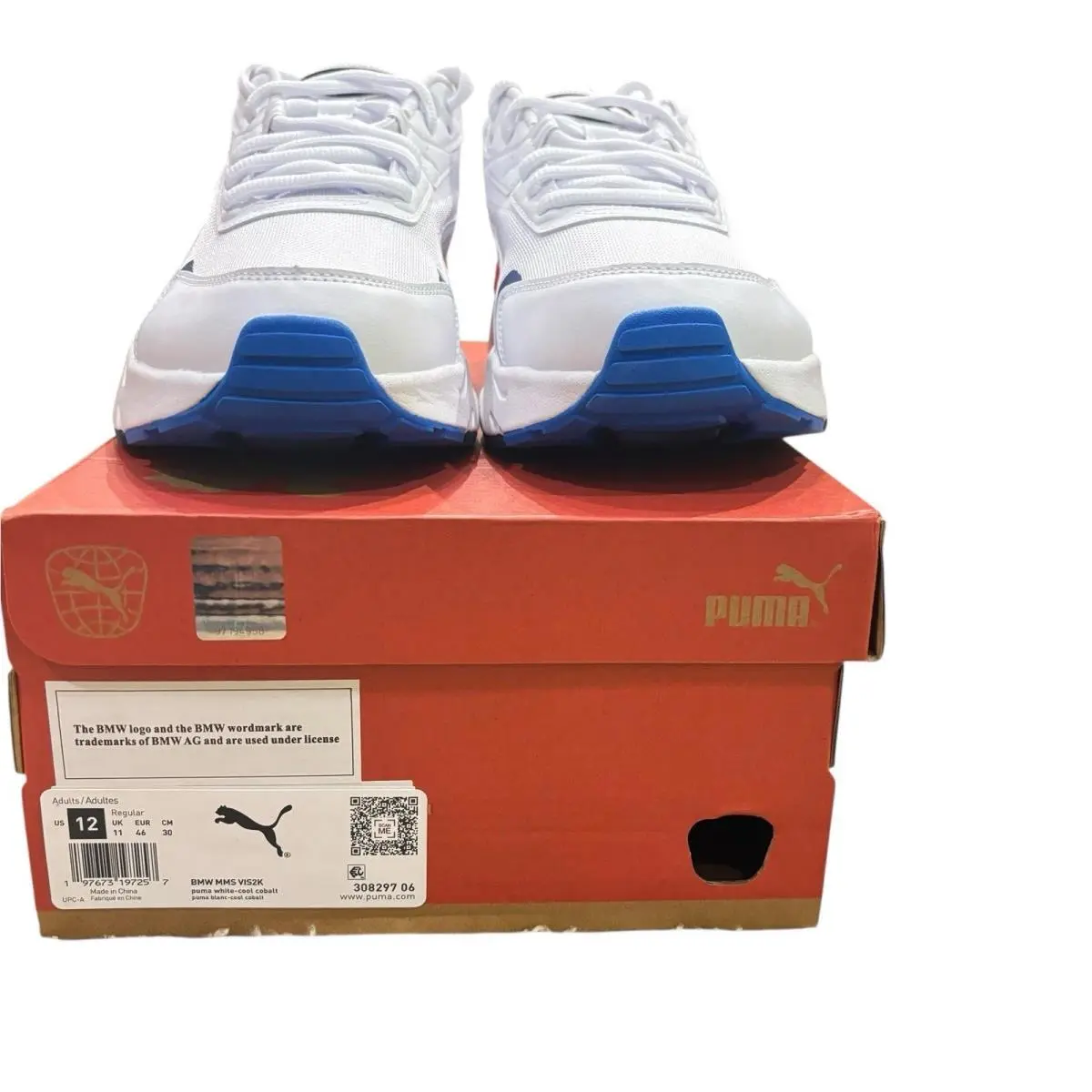 Puma shoes - PUMA Bmw M Motorsport Vis2k Lace Up - 30829704 - White (UPC: 197673197257) 5