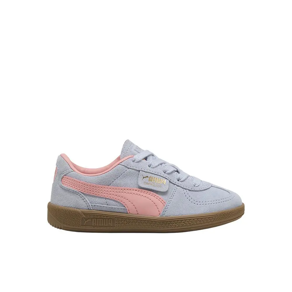 Puma Palermo Lace Up Toddler Girls Size 3.5 M Sneakers Casual Shoes 39727327 - Blue, Pink