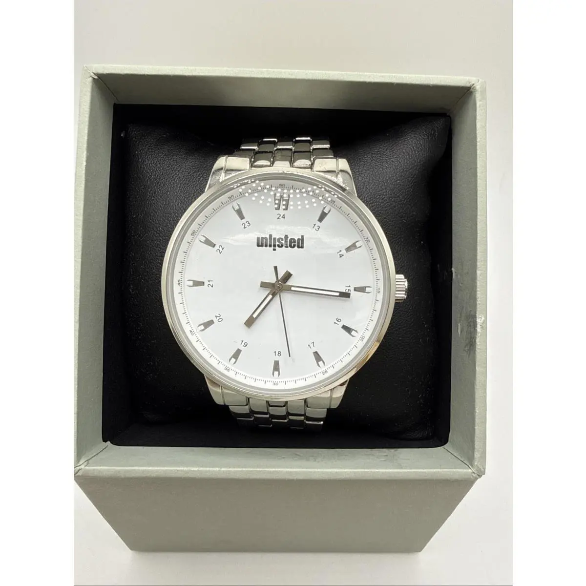 Unlisted by Kenneth Cole Autumn-winter Analog White Dial Men`s Watch-UL51156003