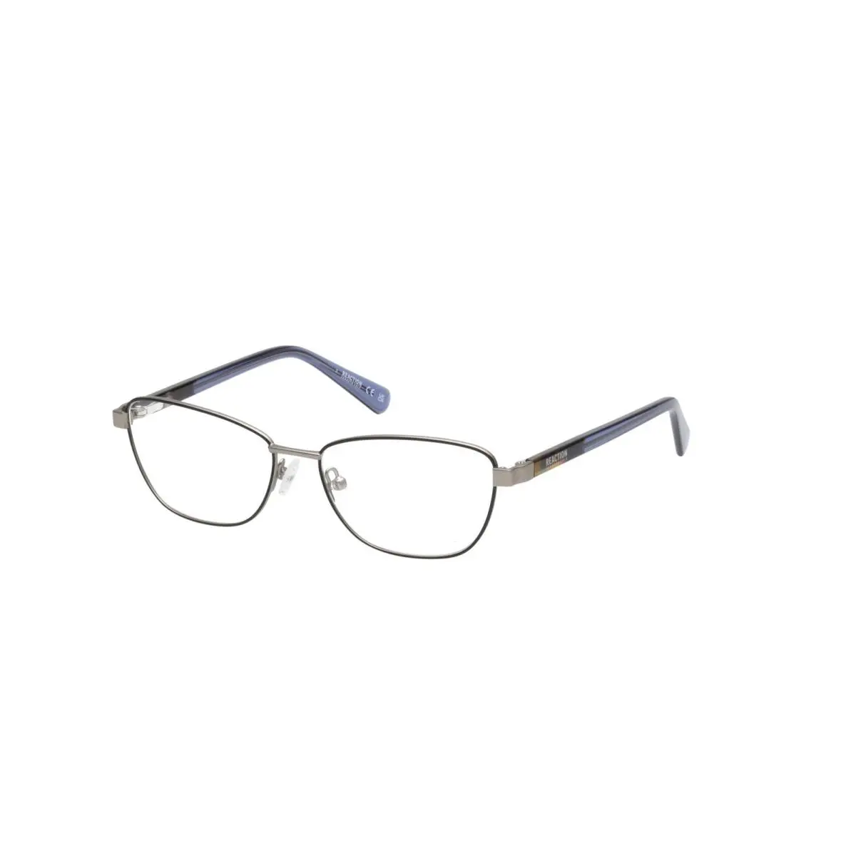 Kenneth Cole Reaction RN 50029 Matte Black / Shiny Blue 002 Size 54 Eyeglasses