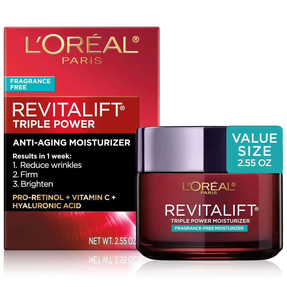 L`oréal Anti Aging Skincare - L Oreal Revitalift Triple Power Face Moisturizer 2.55oz
