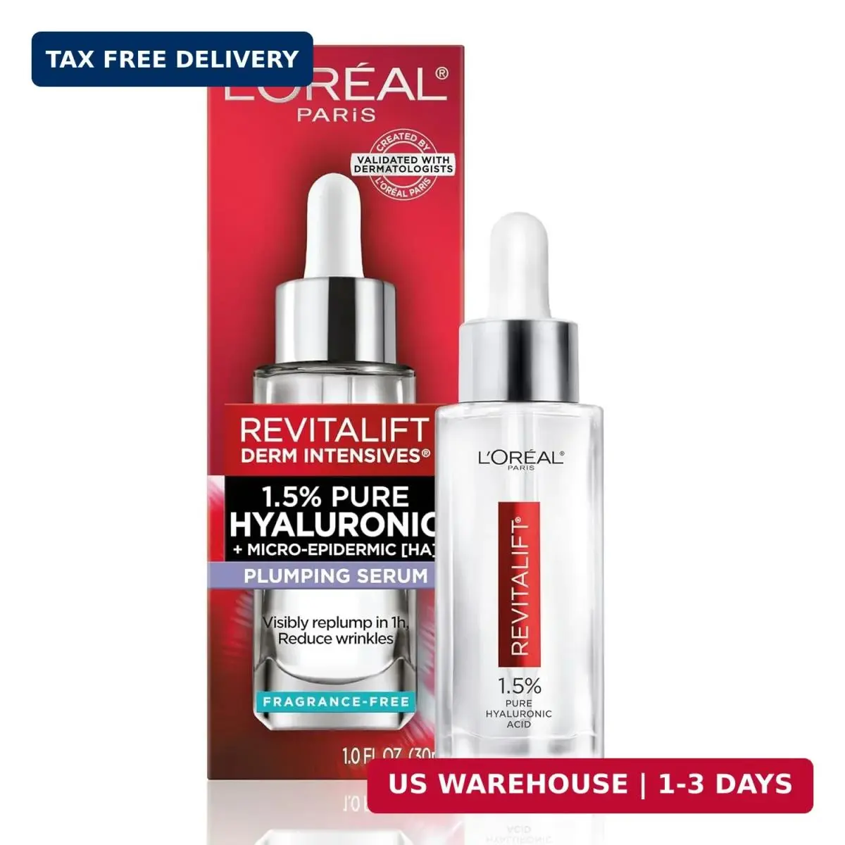 L`oreal Paris Revitalift 1.5% Pure Hyaluronic Acid Serum For Face Anti Aging Se