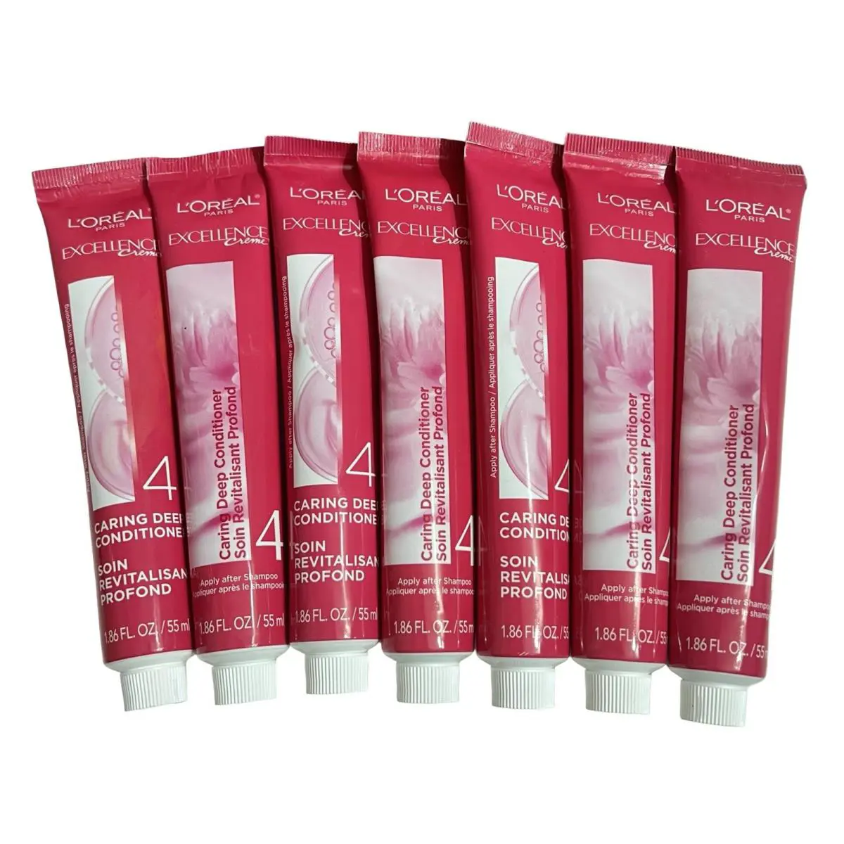 L`oréal Paris Excellence Creme Conditioning Treatment 3 Hair Tubes - Lot of 7