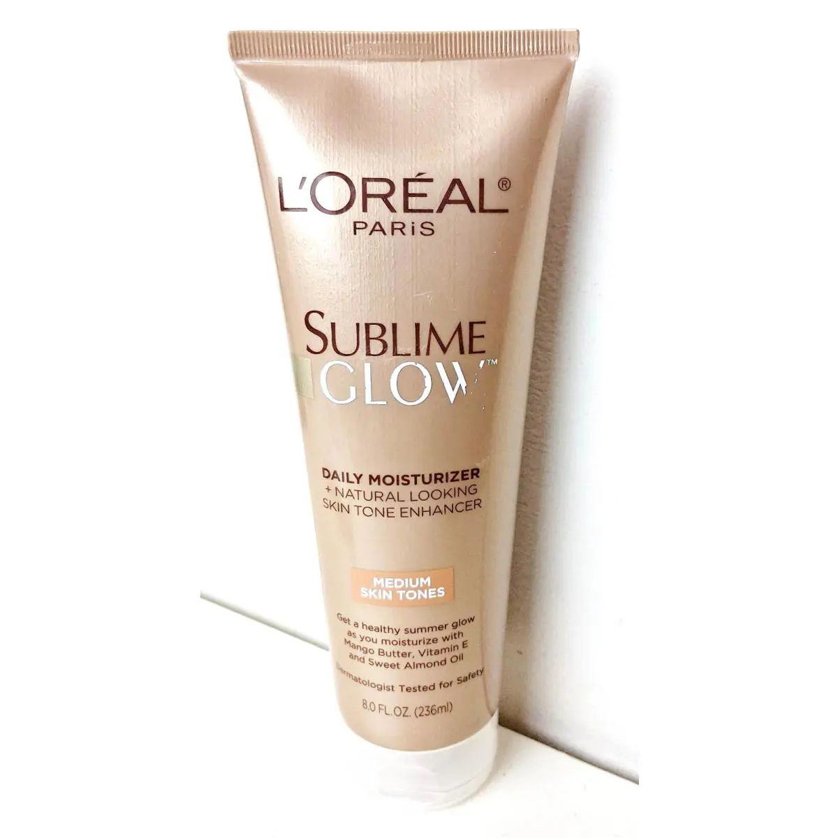 Loreal Paris Sublime Glow Daily Moisturizer For Medium Skin Tones 8 oz
