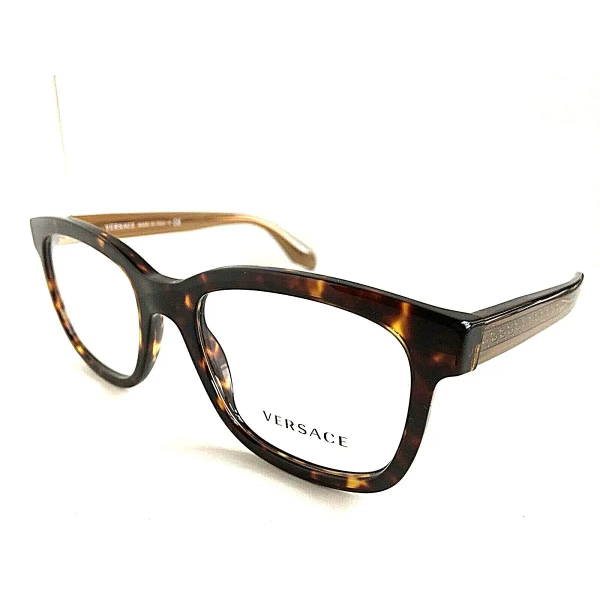 Versace Mod. 3932 Tortoise 54mm Men`s Women`s Eyeglasses Frame Italy 4 7