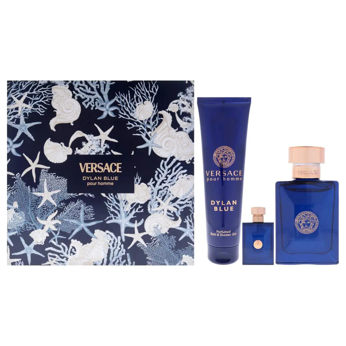 Dylan Blue by Versace For Men-3 Pc Gift Set