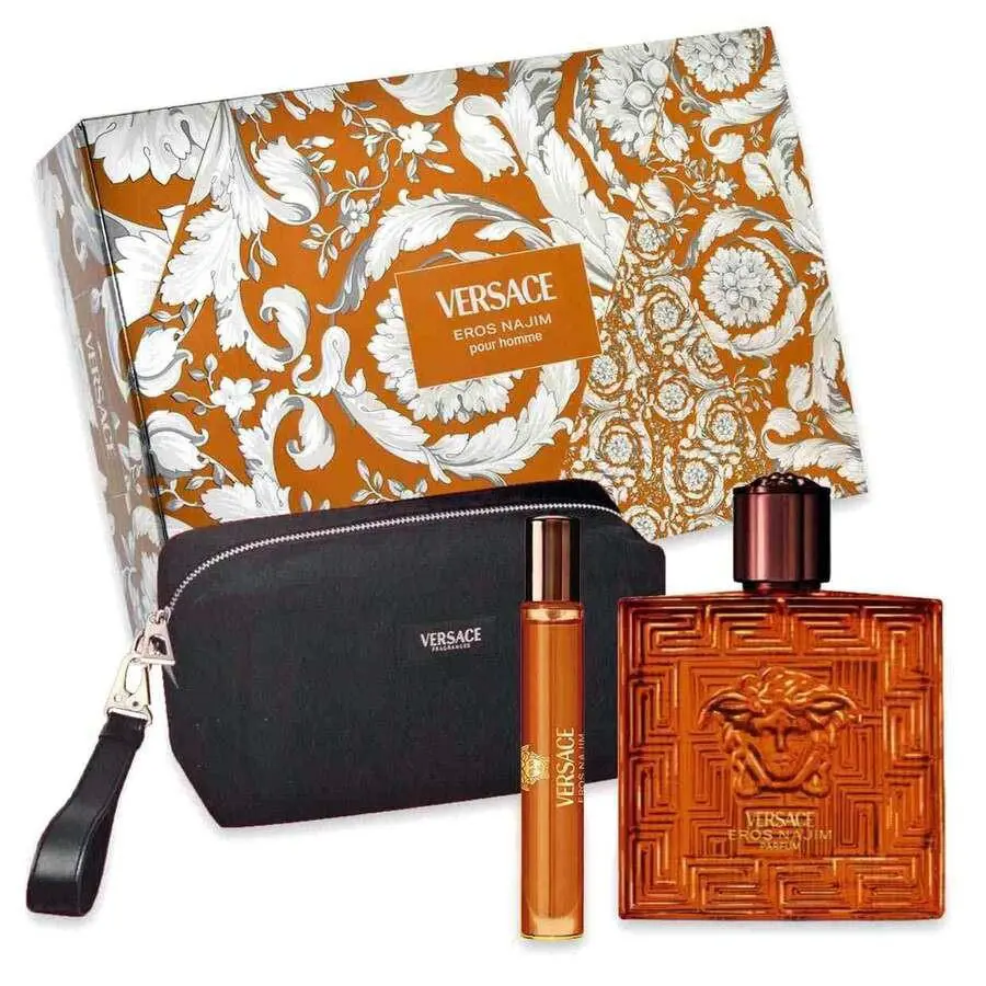 Versace Men`s Eros Najim Gift Set Fragrances 8011003903191