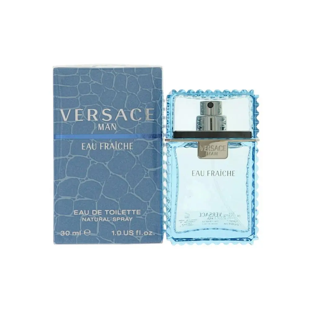 Versace Eau Fraiche by Versace Box For Men 1 Oz Eau De Toilette Spray