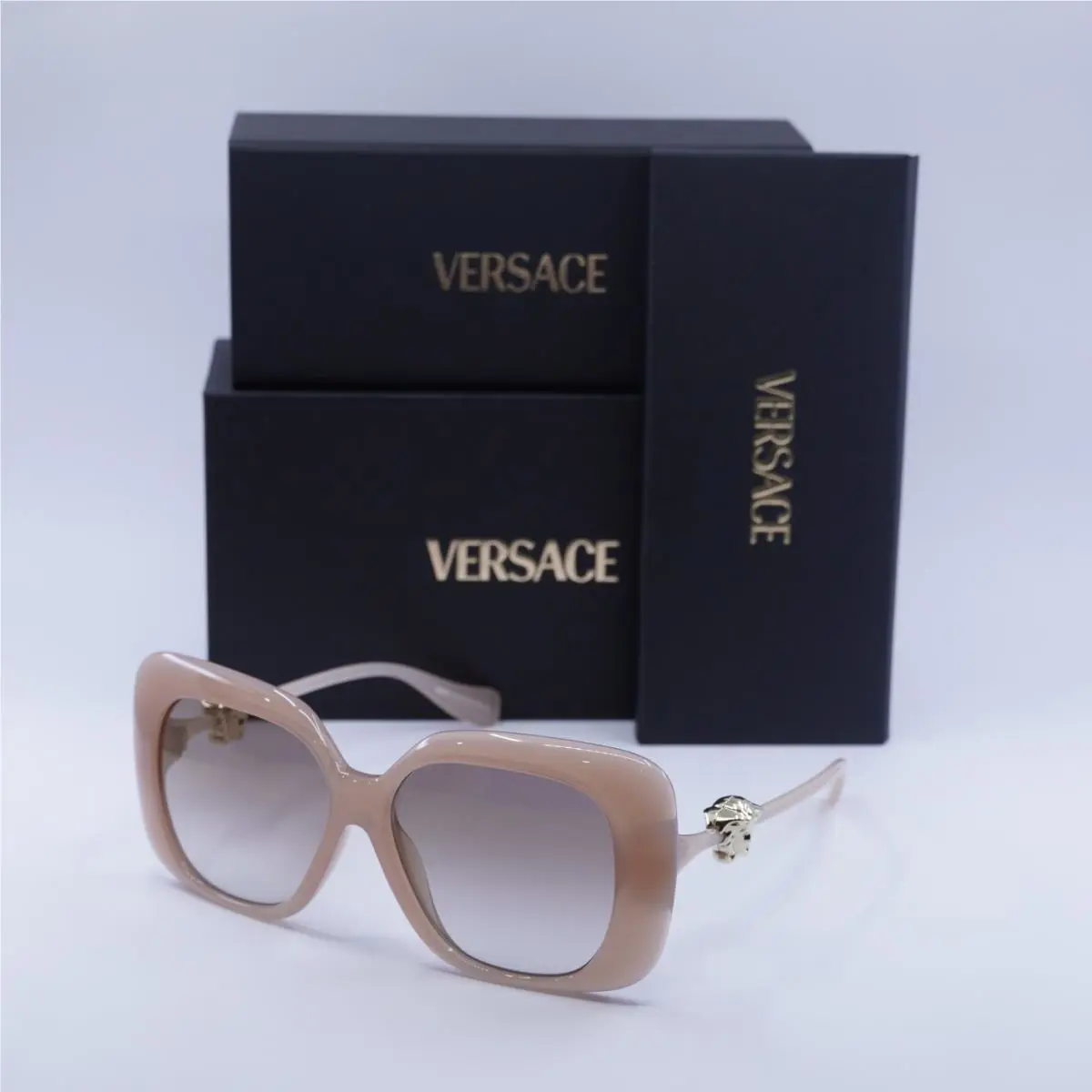Versace VE4499U 55386E Opal Rose/gradient Brown Mirrored Gold 57-14-140