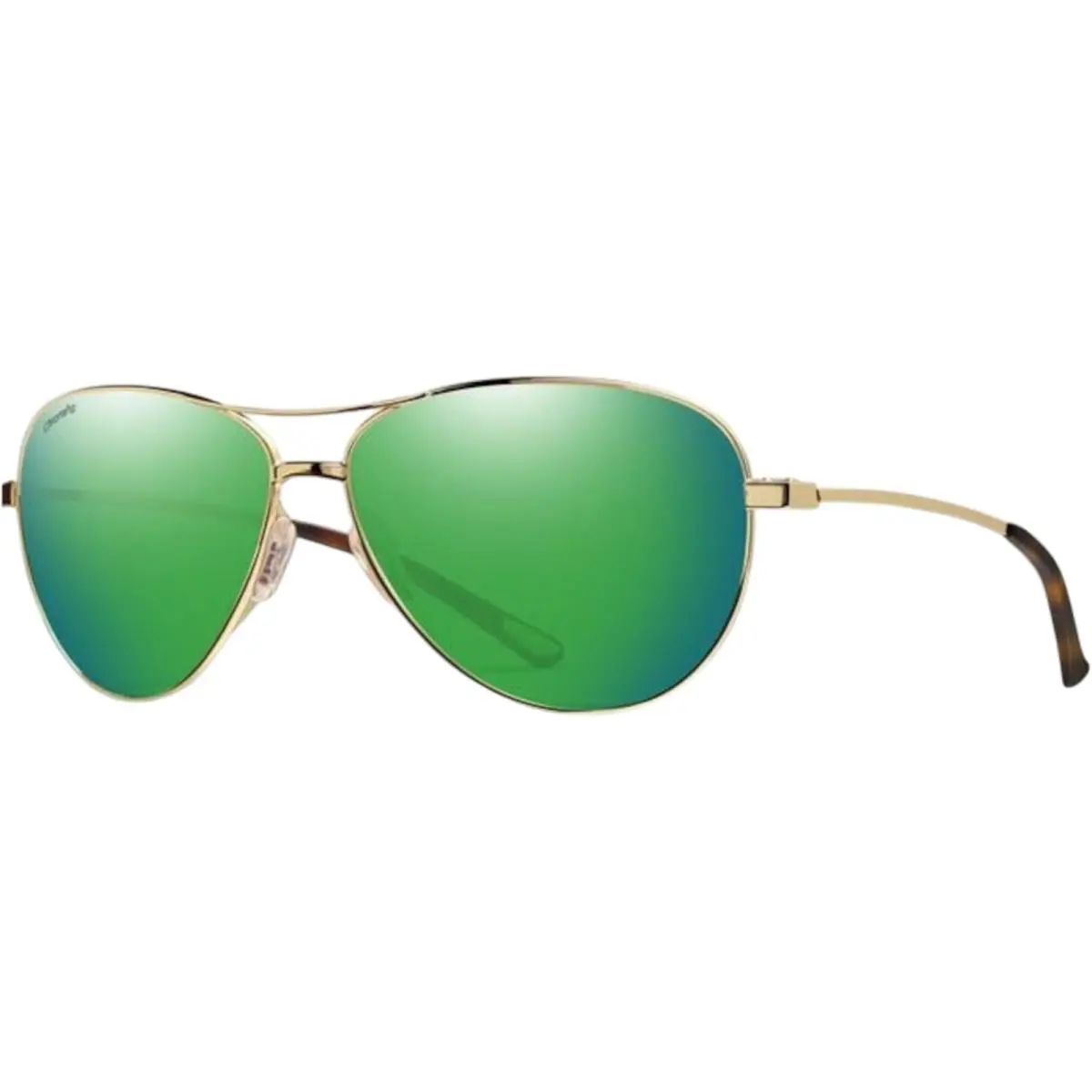 Smith Optics Adult Langley Polarized Gold Chromapop/green Mirror OS Sunglasses