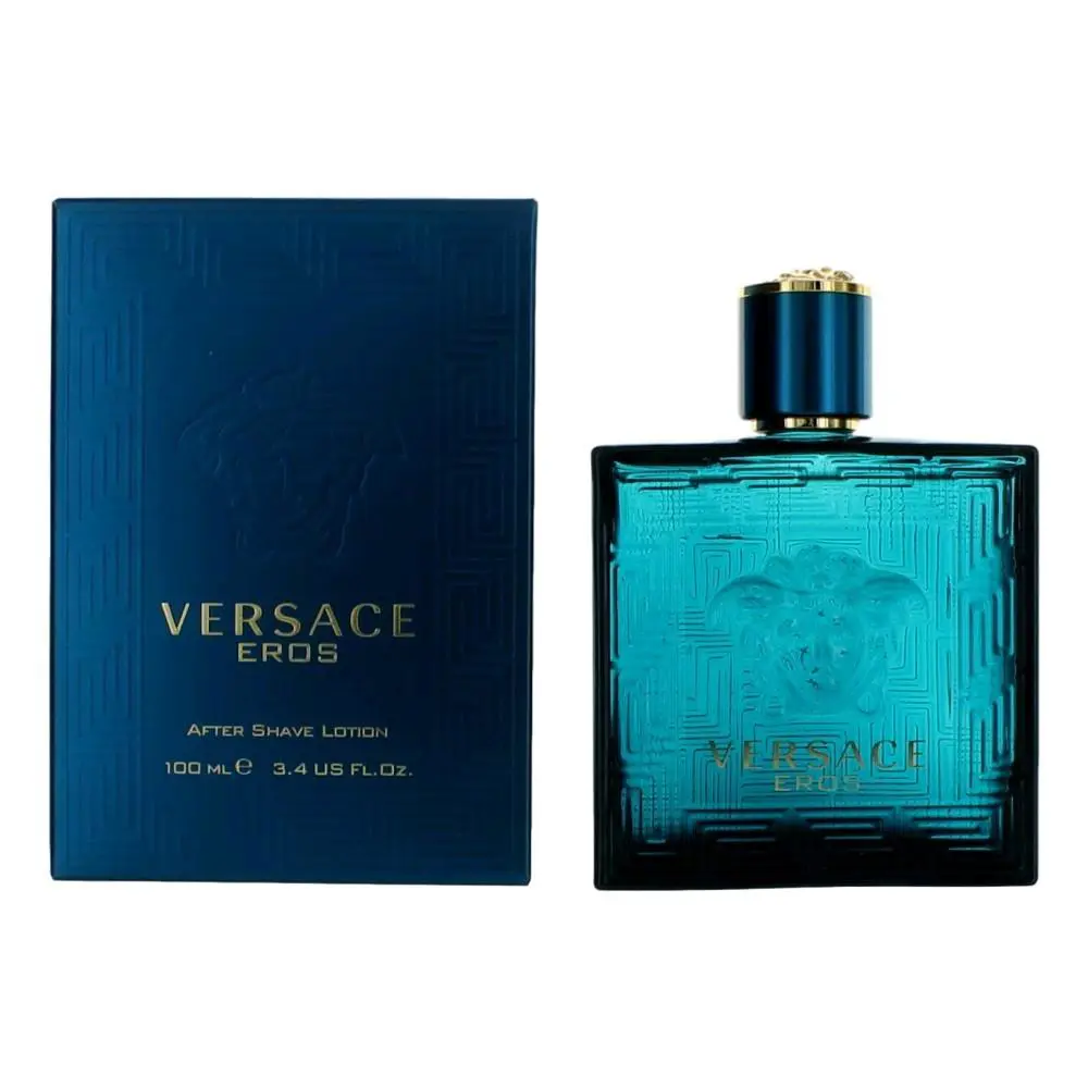 Versace Eros by Versace After Shave Lotion 3.4 oz For Men