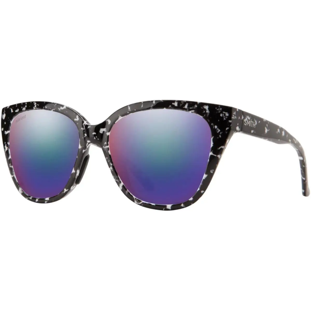 Smith Optics Women`s Era Polarized Black Marble Chromapop/violet OS Sunglasses
