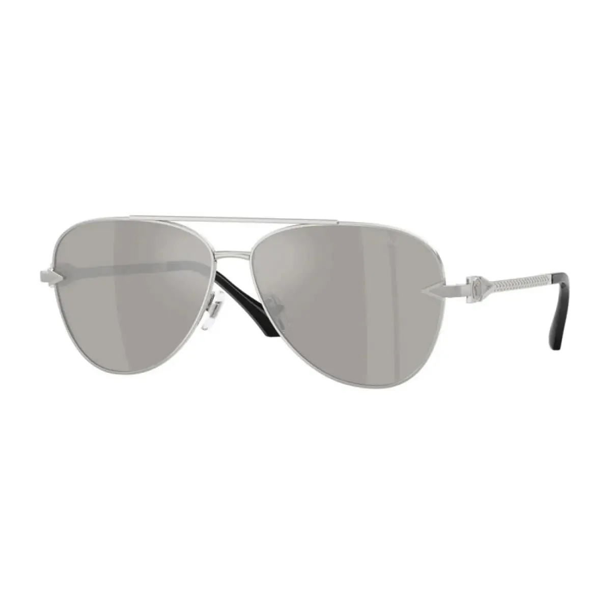 Versace VE2283 10006G Aviator Silver/gray Mirror 61 mm Men`s Sunglasses Frame