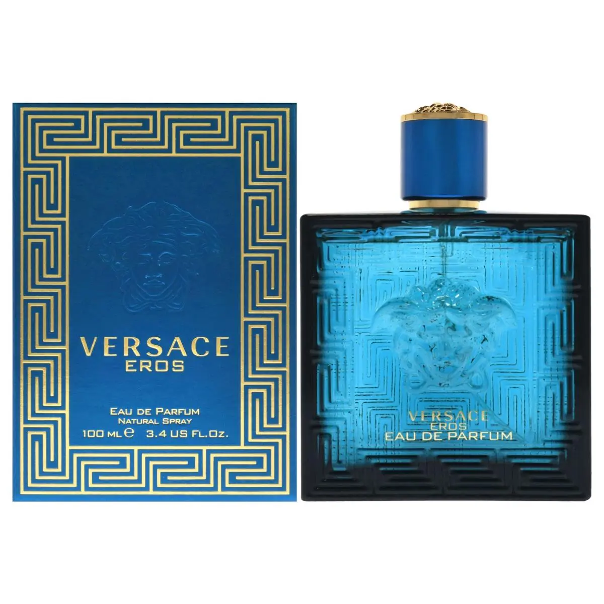 Versace Eros by Versace For Men - 3.4 oz Edp Spray