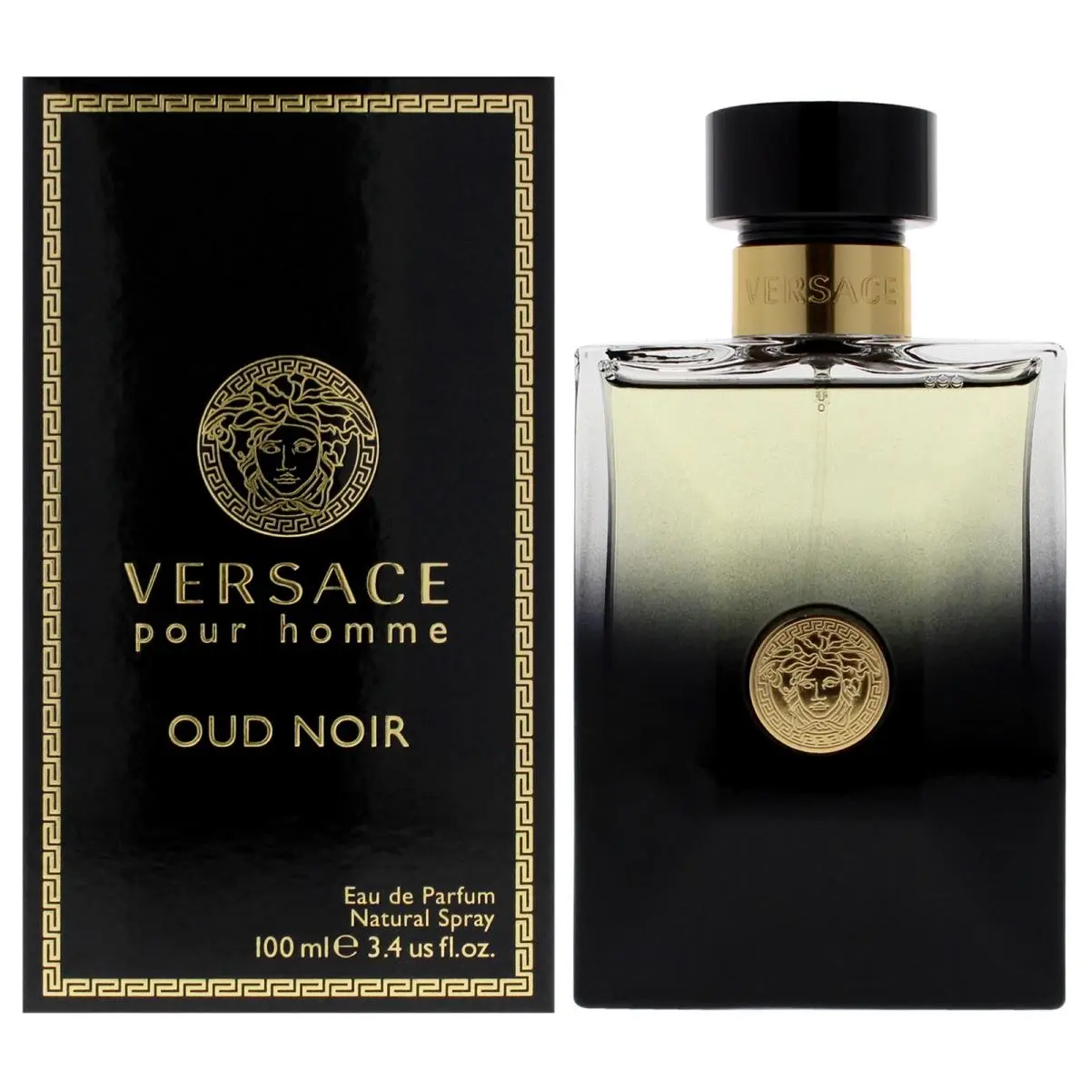 Oud Noir by Versace For Men - 3.4 oz Edp Spray