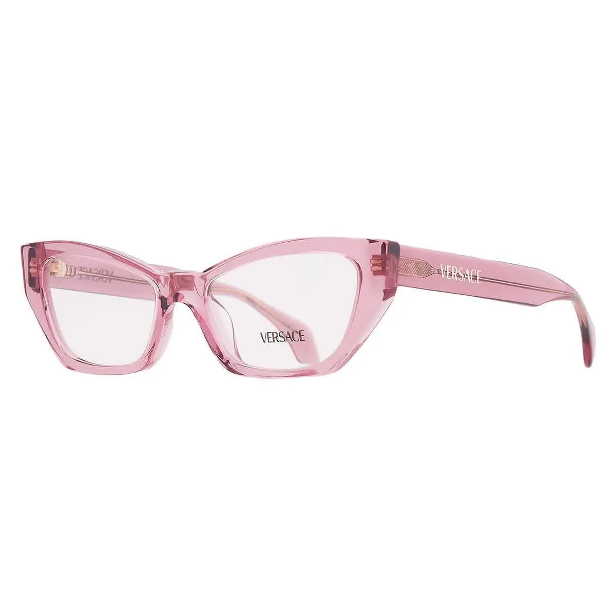 Versace Demo Cat Eye Ladies Eyeglasses VE3373U 5516 52 VE3373U 5516 52