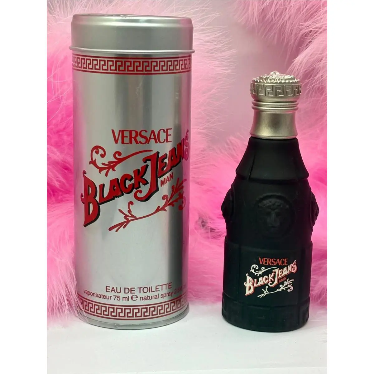 Versace Black Jeans Man 2.5 oz/75 ml Eau De Toilette Spray Vintage