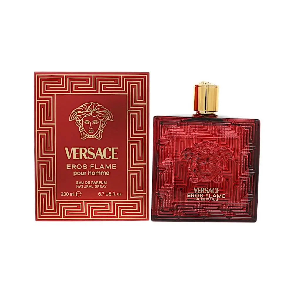 Eros Flame by Versace Box For Men 6.7 Oz Eau De Parfum Spray