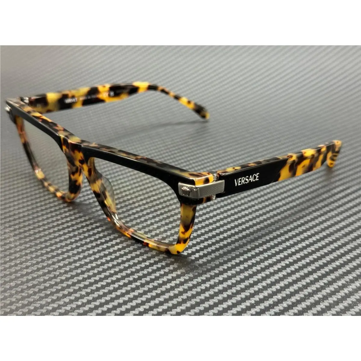 Versace VE3354 5456 Brown Havana Men`s 57 mm Eyeglasses