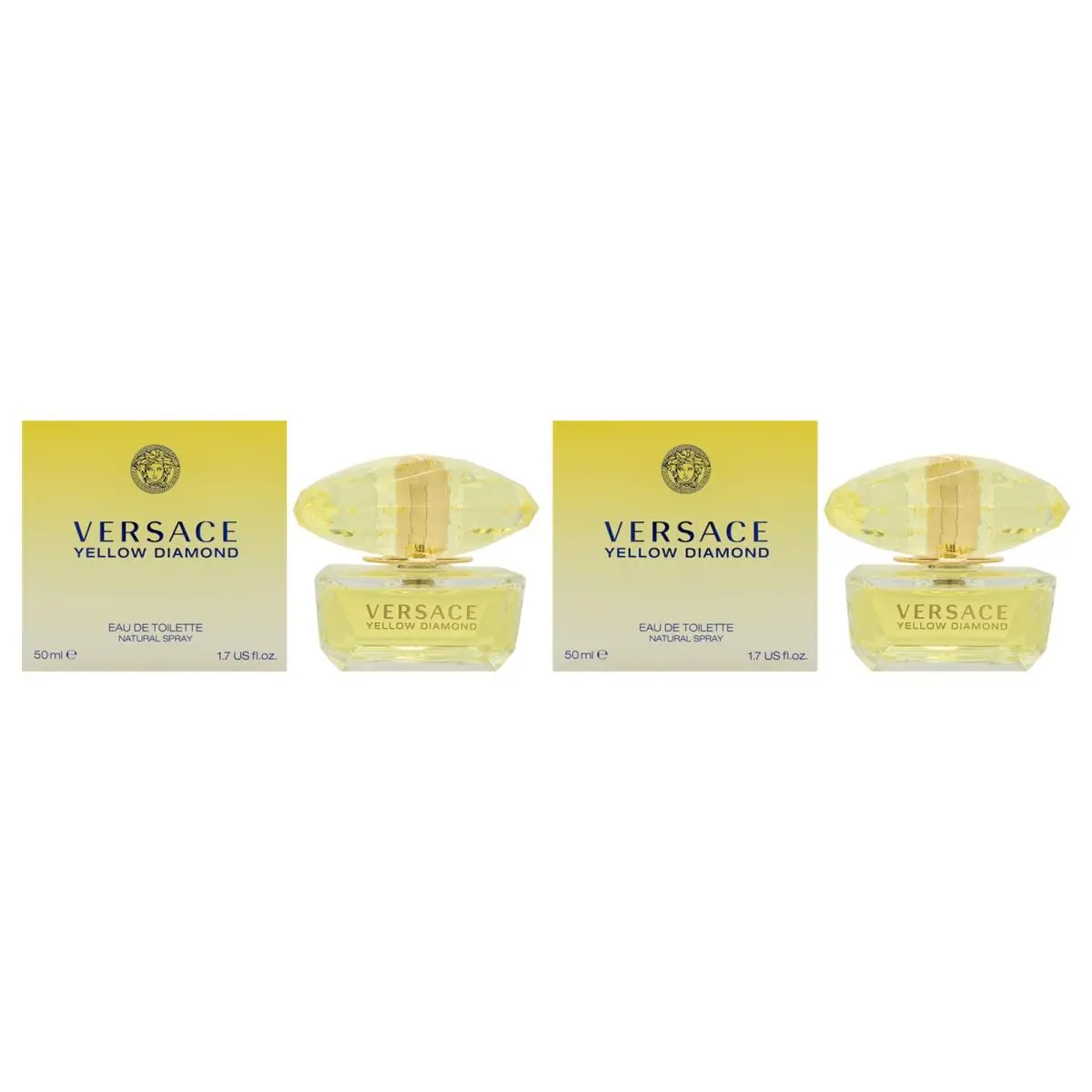 Versace Yellow Diamond by Versace For Women - 1.7 oz Edt Spray - Pack of 2