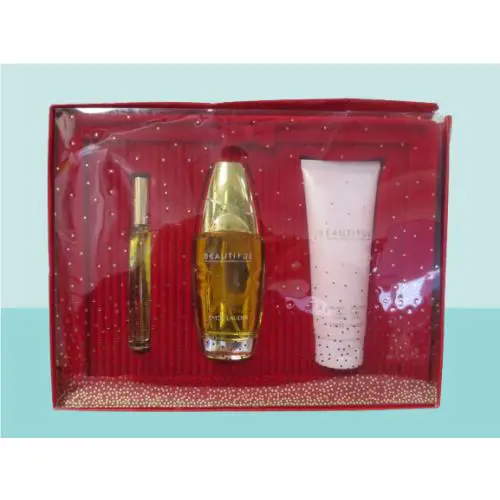 Estee Lauder Beautiful Deluxe 3PCS Collection Eau DE Parfum Lotion Spray