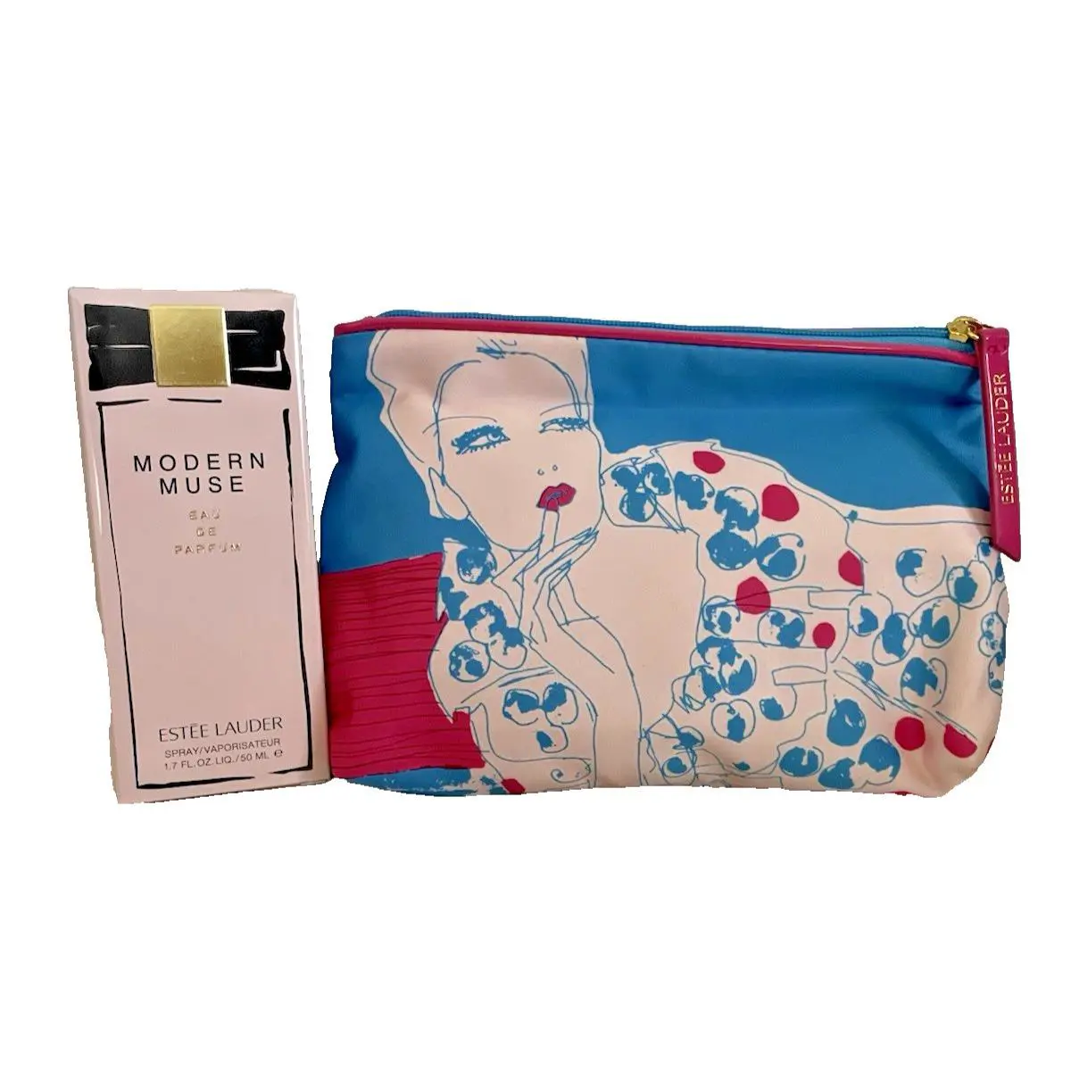 Estee Lauder Womens Modern Muse Eau de Parfum Spray 1.7 Fl. oz Makeup Case