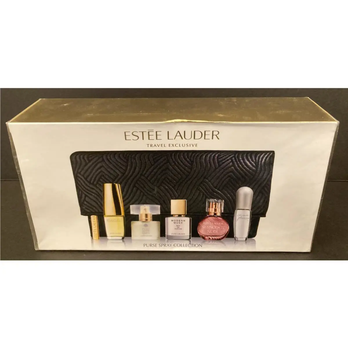 Estee Lauder Perfume Purse Spray Collection Miniature Sampler Gift Box Set