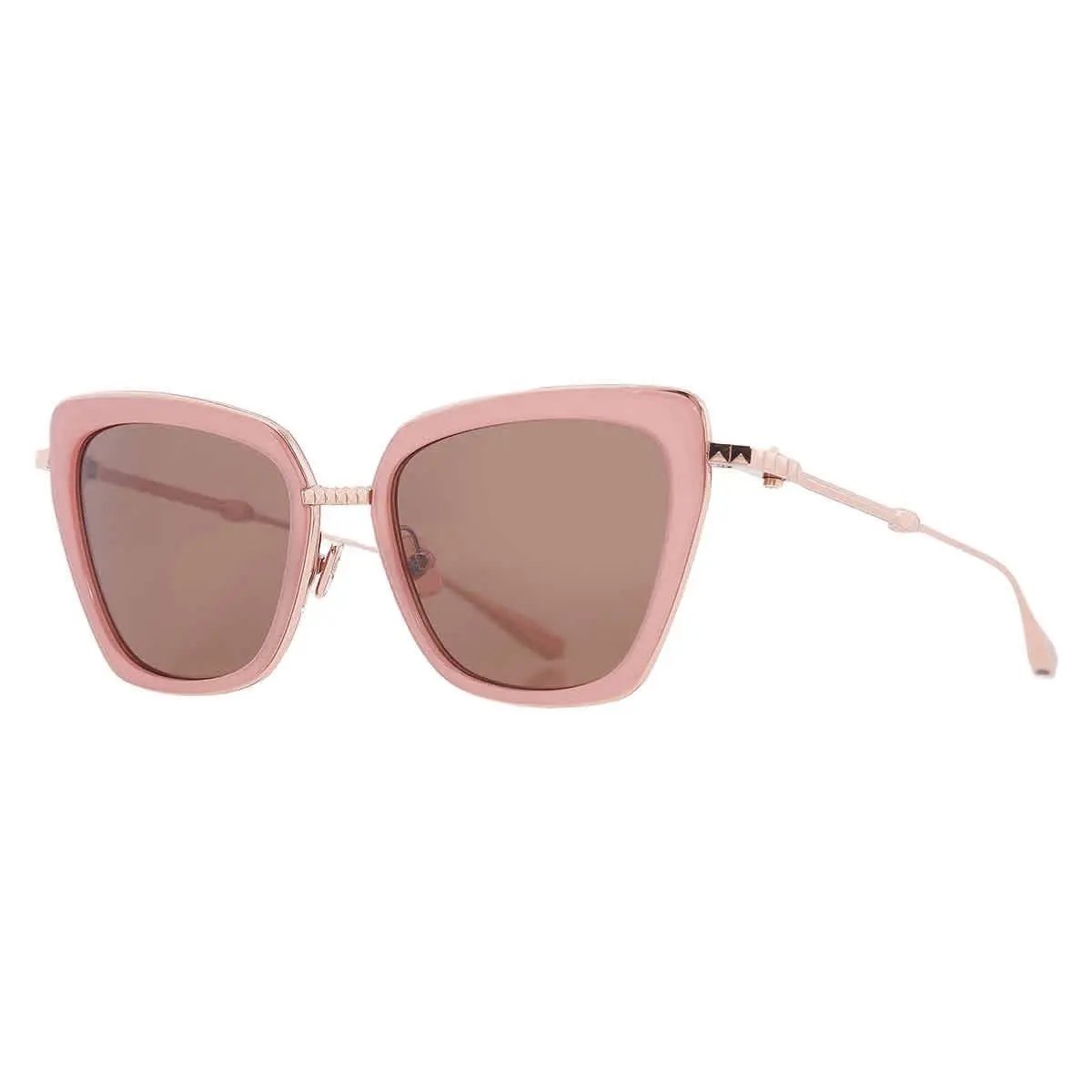 Valentino Daydream II Brown Butterfly Ladies Sunglasses VLS-165 D 53