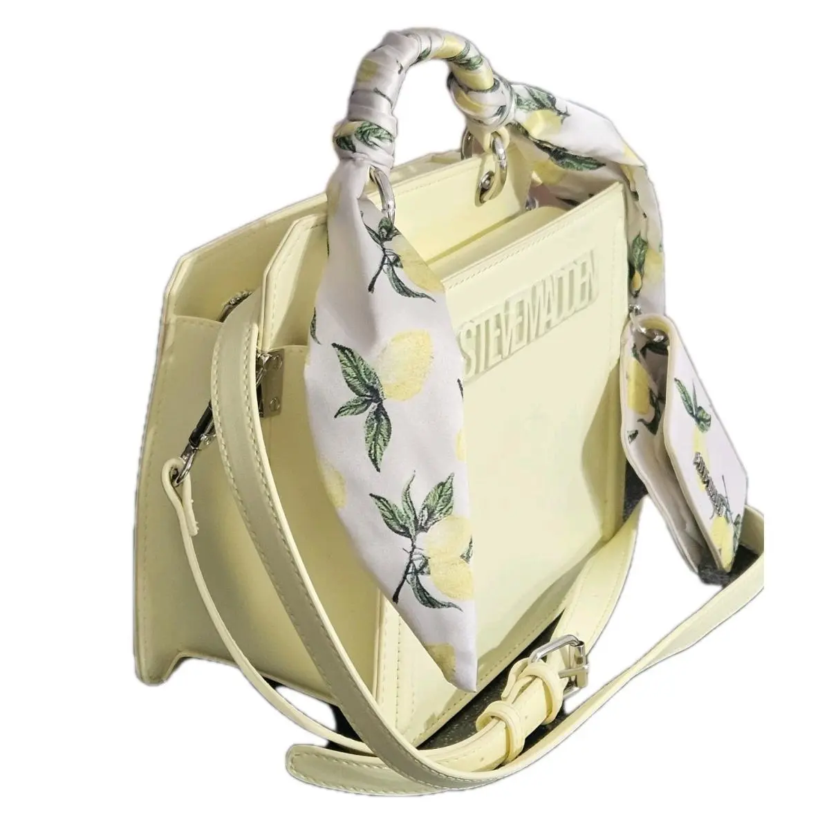 Bevelyn Lemon Yellow Satchel Purse Crossbody Bag Tiktok Viral by Steve Madden