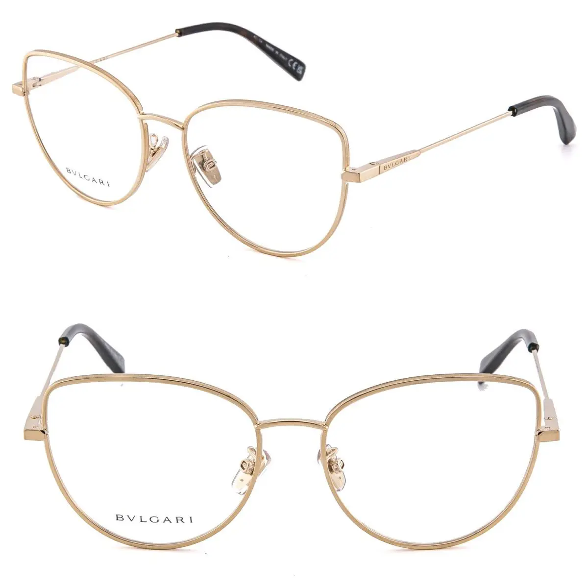 Bvlgari 50011 B.ZERO1 BV50011U Gold Enamel Optical Frame Eyeglass 032 Zero