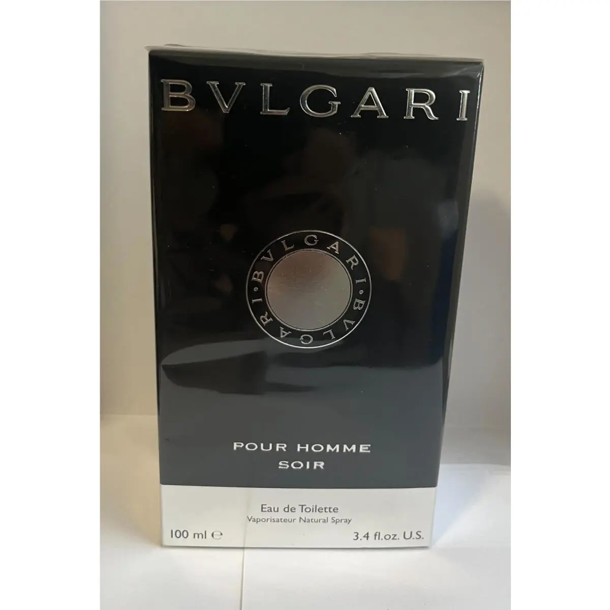 Bvlgari Pour Homme Soir Eau de Toilette Spray 3.4oz-100 ml For Men Old Formula