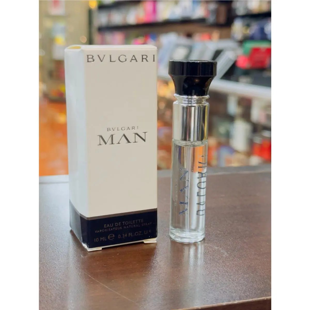 Bvlgari Man 0.34oz Men`s Eau de Toilette Spray