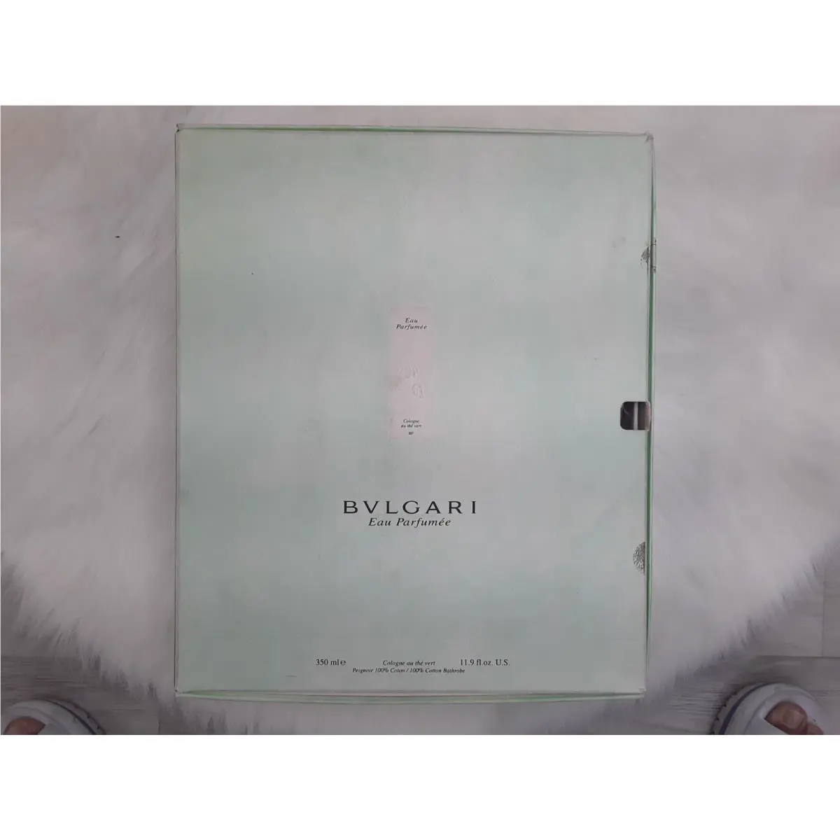 Bvlgari Eau Parfumee Au The Vert 350ml Cologne au The Vert Cotton Bathrobe