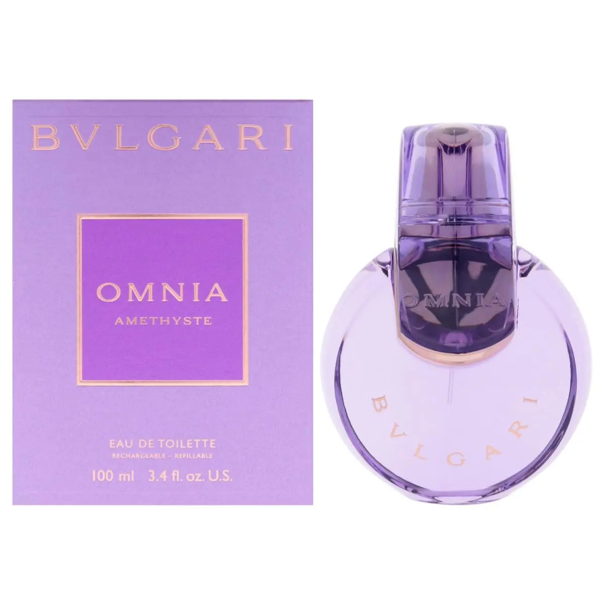 Bvlgari Omnia Amethyste by Bvlgari For Women - 3.4 oz Edt Spray Refillable