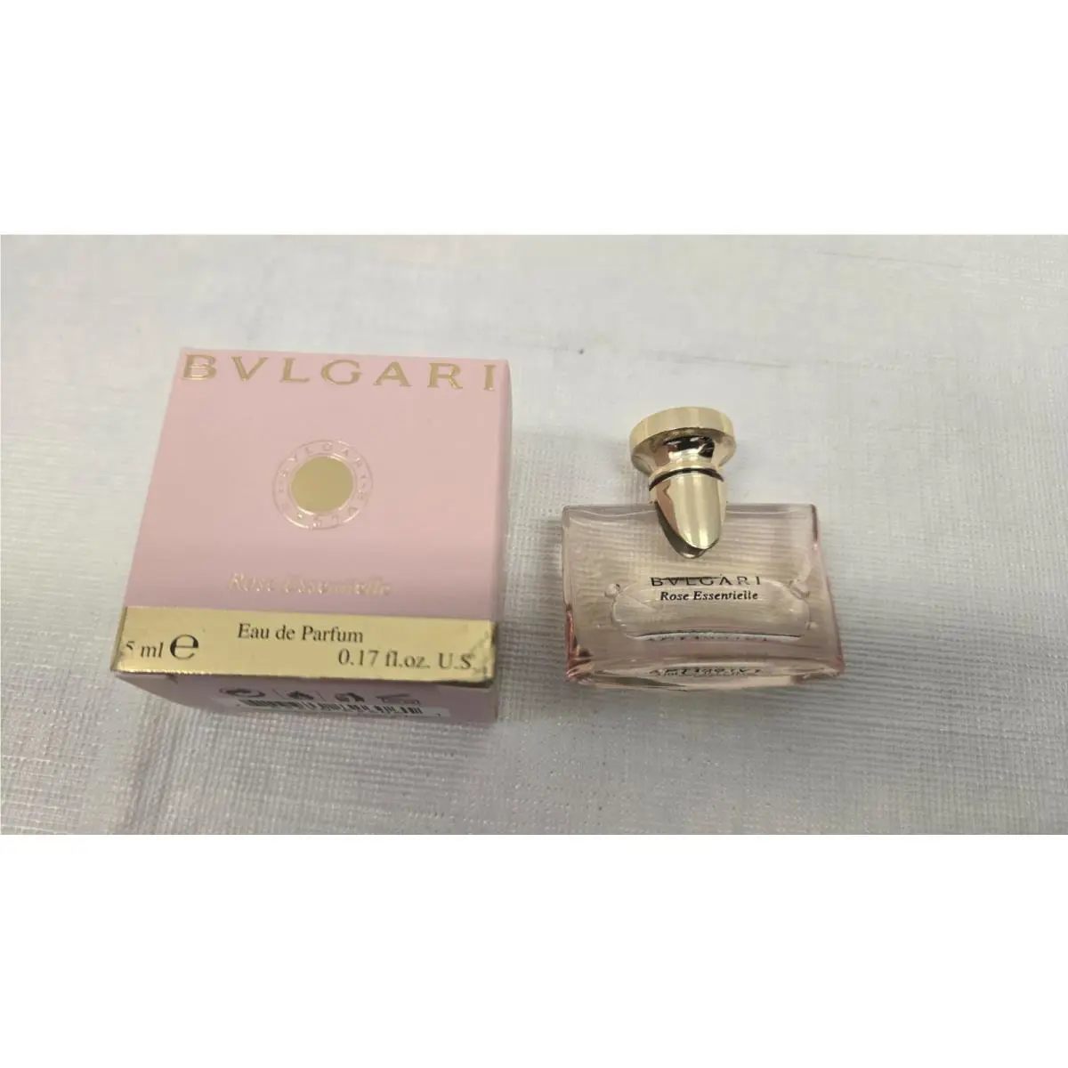 Bvlgari Rose Essentielle Eau de Parfume 5ml/0.17oz Mini Box Rare