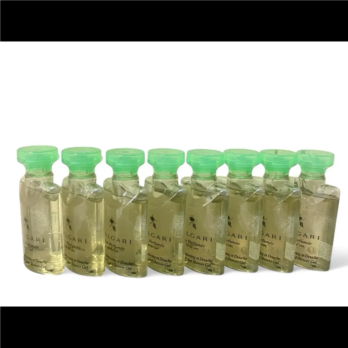 Bvlgari Au The Vert Green Tea Shampoo Shower Gel 1.3oz Set Of 8 May