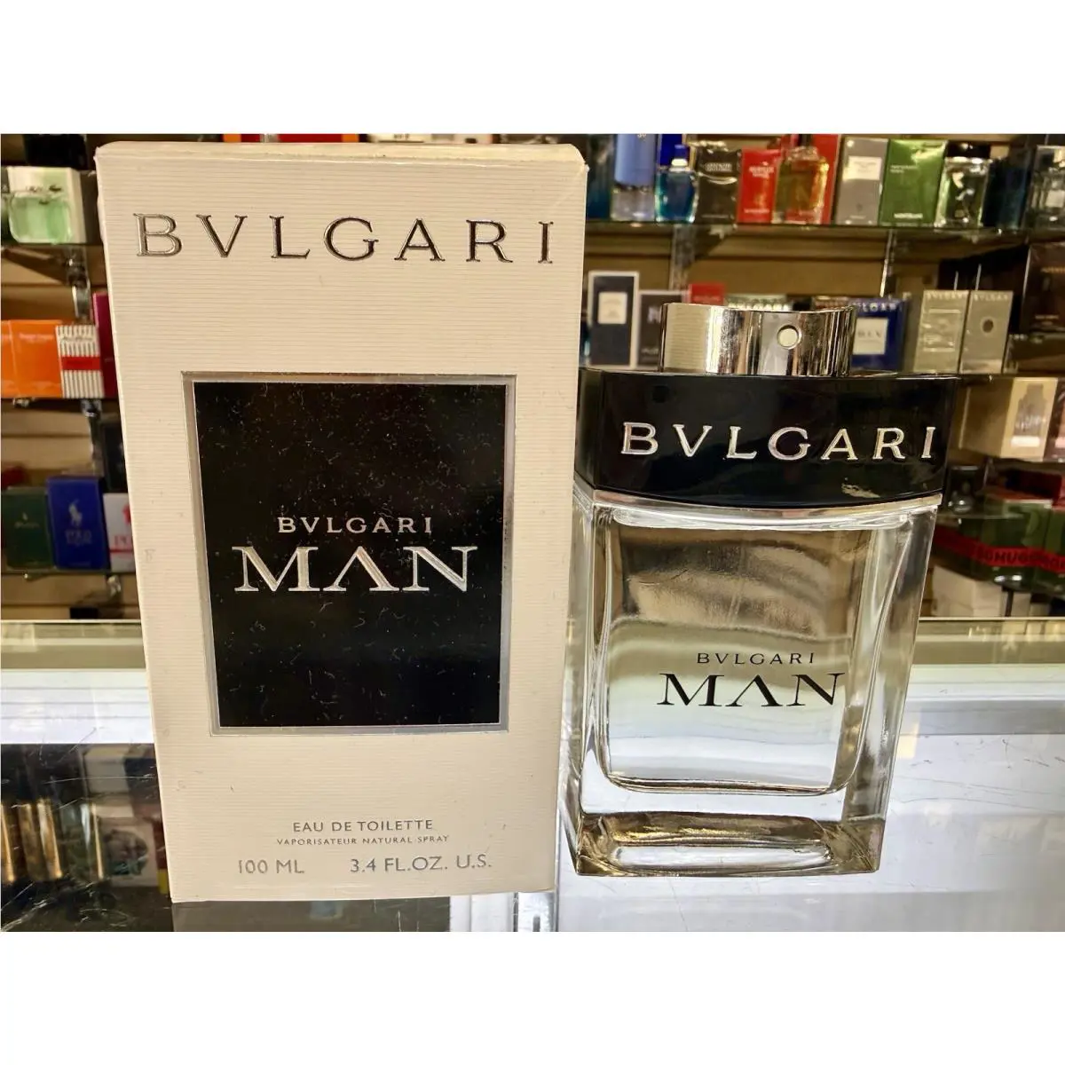 Bvlgari Man Edt 3.4 oz 100 ml Spray Rare