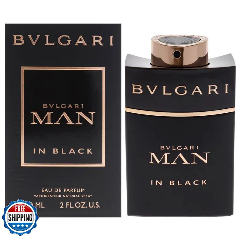 Bvlgari Man In Black Eau De Parfum Spray 2 Ounce Bulgari-971068