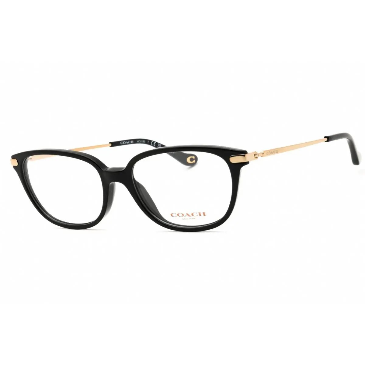 Coach HC6185-5002-52 Eyeglasses Frame Size 52mm 16mm 140mm Black Women 72512537