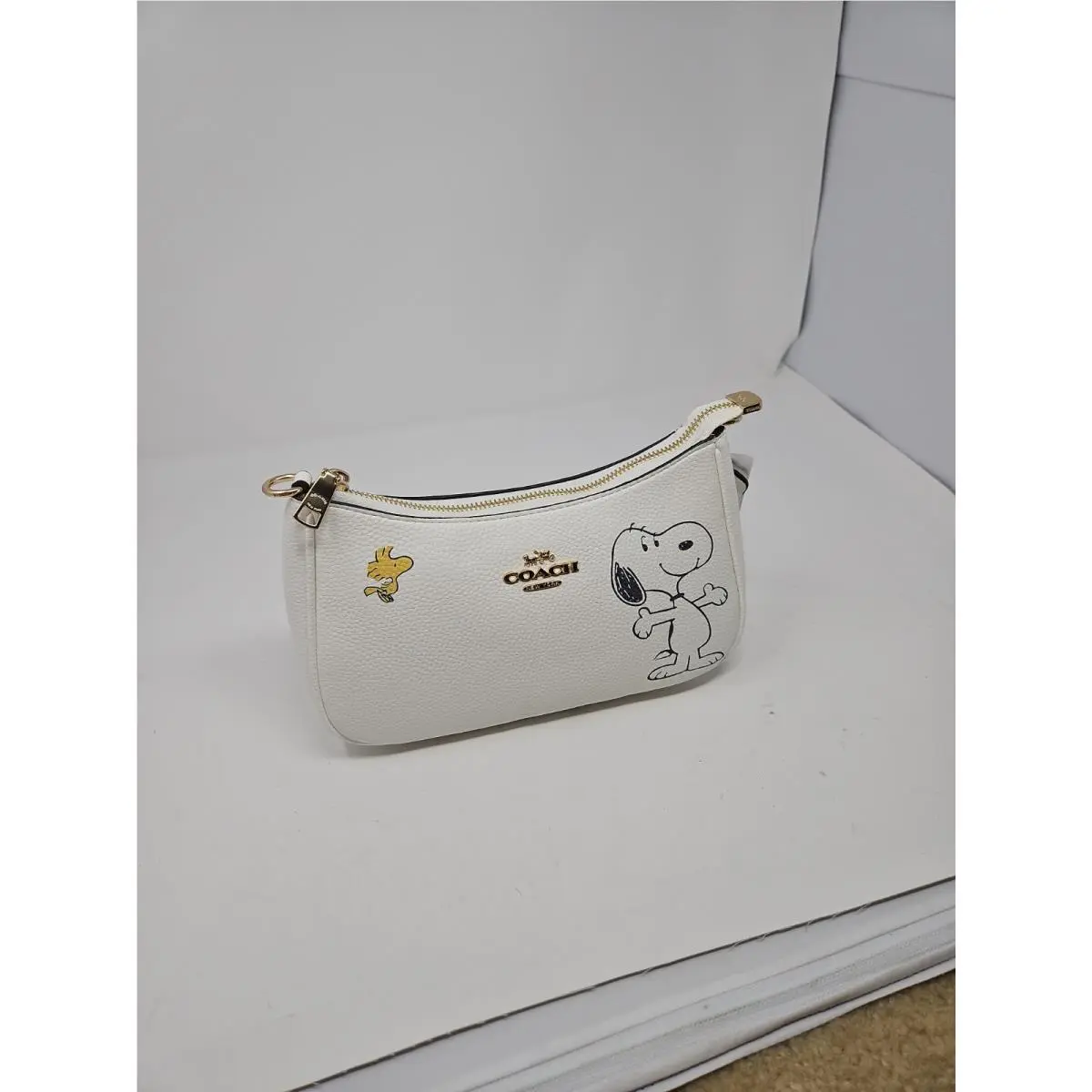 Coach x Peanuts Teri Shoulder Bag with Snoopy In Chalk Multi